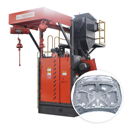 Hook Type Auto Parts And Wheels Shot Blasting Machine
