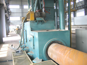Roller Conveyor Pipe Sandblasting Equipment For Petrochemical Engineering