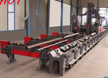 Roller Conveyor Pipe Sandblasting Equipment For Petrochemical Engineering