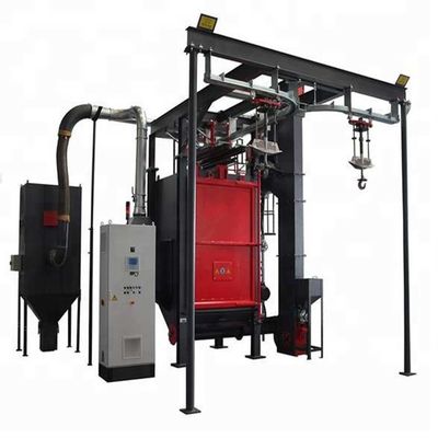 Q378 Hook Type Shot Blasting Machine 5000m3/H Ventilation Capacity